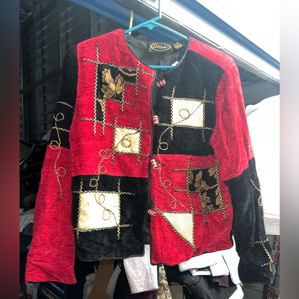 Vintage Patchwork Blazer/Jacket - image 8